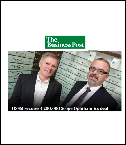 Ray Ryan Chief Executive, OSSM Cloud Solutions with Larry Dunne