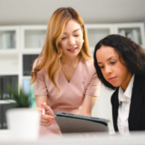 professional business entrepreneur team meeting and brainstorming to startup a corporate project strategy in office, co-worker discussion group of businessman colleague person manager teamwork